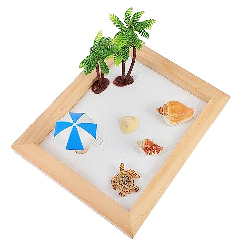 DECHOUS 1Satz Miniatursandbox Sandspielzeug Für Garten Und Büro Kreatives Strandspielzeug Mit Maritimem Design Für Mini Ozeanszenen Heimdekoration Und Stressfreies von DECHOUS