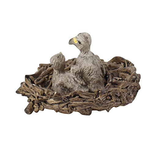 DECHOUS 1Stk Junge Adlerfiguren pädagogische Tierfigur Vogelfigur Mini-Tierfiguren Modell Adler Figur lernspielzeug schlafzimmerdeko wohnzimmerdeko Adlernest-Stütze Tierschmuck PVC von DECHOUS