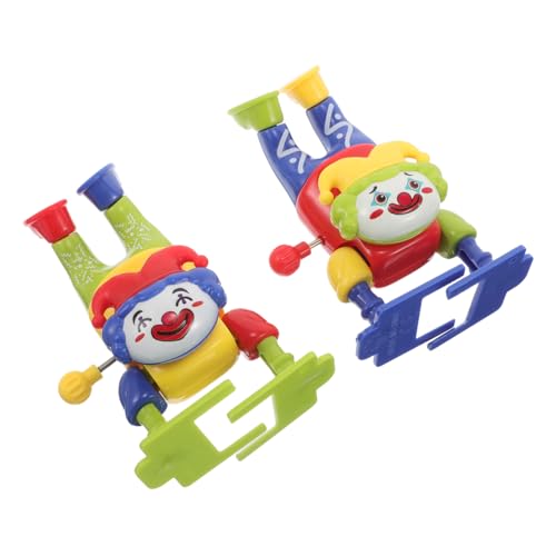 DECHOUS 2 Stück Aufzieh Clown aus Vintage Lustige Bunte Clownfiguren für Ab Jahren Motorikförderndes Party Scherzspielzeug Handliche für Fantasievolles DECHOUS 2 Stück Aufzieh Clown aus Vintage Lustige Bunte Clownfiguren für Ab Jahren Motorikförderndes Party Scherzspielzeug Handliche für Fantasievolles von DECHOUS