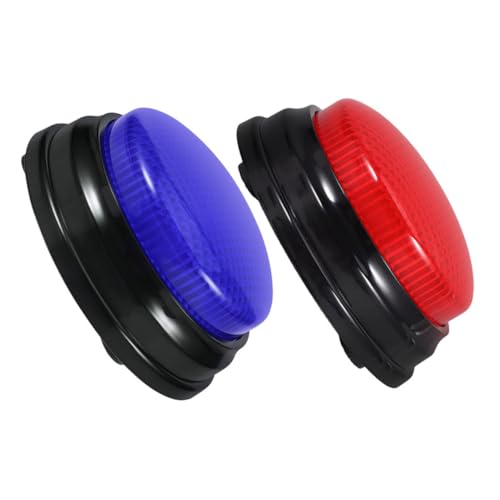 DECHOUS 2 Stück Teiliges Party Spiel Buzzer Licht Sounds Sieges Alarmton für Quiz Partyspiele und Klassenzimmer Beleuchtete Spiel Taste zur Steigerung der Interaktion und Spannung DECHOUS 2 Stück Teiliges Party Spiel Buzzer Licht Sounds Sieges Alarmton für Quiz Partyspiele und Klassenzimmer Beleuchtete Spiel Taste zur Steigerung der Interaktion und Spannung von DECHOUS