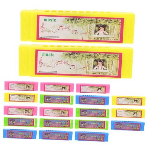 DECHOUS 20 Stück Teiliges Mundharmonika aus Robustem Kunststoff Pädagogisches Musikspielzeug für Jungen und Mädchen Mini Mundorgel Musikalischen Früherziehung Zufällige Zufällige Farbe DECHOUS 20 Stück Teiliges Mundharmonika aus Robustem Kunststoff Pädagogisches Musikspielzeug für Jungen und Mädchen Mini Mundorgel Musikalischen Früherziehung Zufällige Zufällige Farbe von DECHOUS