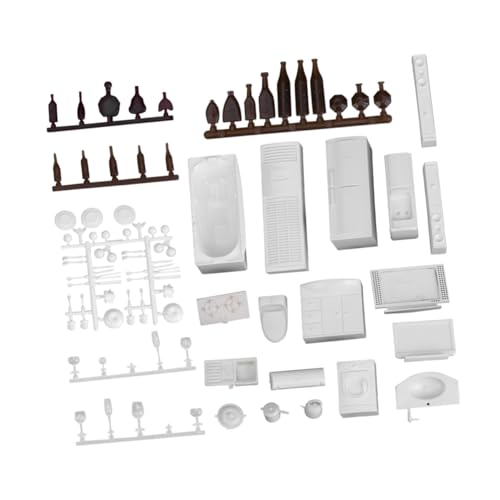 DECHOUS 23 Miniatur BAU Möbelmodell Weiße Puppenhaus Deko für Wohnzimmer und Schlafzimmer Langlebige Kunststofffiguren Vielseitiges Puppenmöbel Zubehör für DIY Spiel Zufällige Farbe DECHOUS 23 Miniatur BAU Möbelmodell Weiße Puppenhaus Deko für Wohnzimmer und Schlafzimmer Langlebige Kunststofffiguren Vielseitiges Puppenmöbel Zubehör für DIY Spiel Zufällige Farbe von DECHOUS