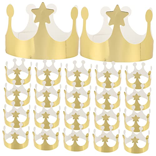 DECHOUS 25 Stück Teiliges Papierkronen Kindergeburtstag Partyhüte für Kleinkinder und Geburtstagskrone Partyaccessoires für Mädchen Jungen DECHOUS 25 Stück Teiliges Papierkronen Kindergeburtstag Partyhüte für Kleinkinder und Geburtstagskrone Partyaccessoires für Mädchen Jungen von DECHOUS
