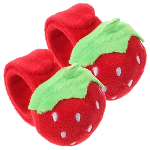 DECHOUS 2pcs Plush Slap Armbänder Fruchtkonstruktion Armband Tops Band Party Gefälligkeiten von DECHOUS