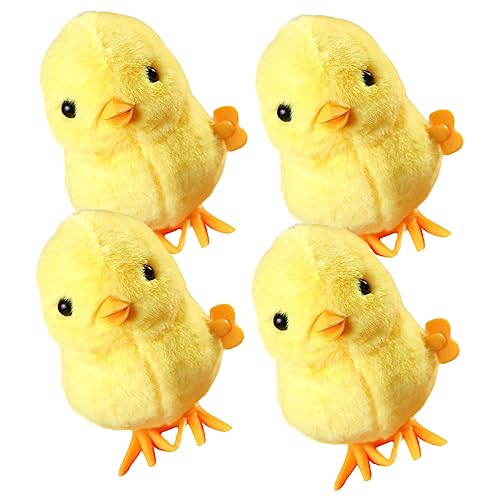 DECHOUS 4 Stück Teiliges Aufziehspielzeug Wind Up Küken Plüschspielzeug Interaktives Tier Für Party DECHOUS 4 Stück Teiliges Aufziehspielzeug Wind Up Küken Plüschspielzeug Interaktives Tier Für Party von DECHOUS