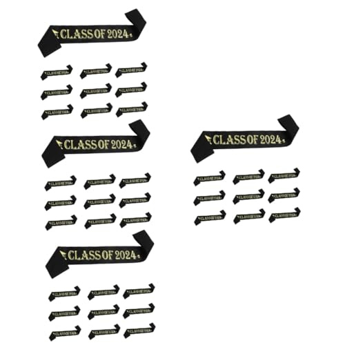 DECHOUS 48 Stück Gürtel Für Die Abschlussfeier Zubehör Für Die Abschlussfeier Requisiten Für Die Abschlussfeier Dekoration Für Die Abschlussfeier Zarte Schärpe Für Die Abschlussklasse von DECHOUS