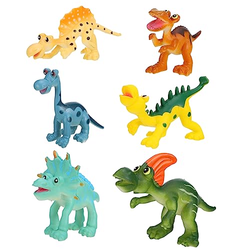 DECHOUS Cartoon Dinosaurier Modelle Simulation Tiere Modellspielzeug Aus Für Edukatives Zur Tiererkennung Und Dinosaurier Lernen von DECHOUS