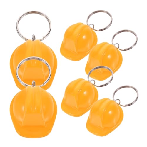 DECHOUS 6St Schlüsselanhänger Ästhetischer Schlüsselbund Telefon Lanyard tasse für opa produkte autozubehör schlüsselring Schlüsselketten Taschenanhänger für Handtaschen Plastik Yellow von DECHOUS