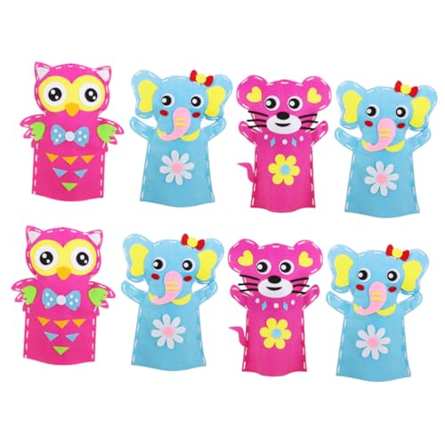 DECHOUS 8 Sätze Teiliges DIY Stoff Handpuppen Bastelset Kreative Tierformen Komplette Vorgefertigte Zubehörpakete Einfache Montage Fördert Fantasie Auge Hand Koordination und Geduld DECHOUS 8 Sätze Teiliges DIY Stoff Handpuppen Bastelset Kreative Tierformen Komplette Vorgefertigte Zubehörpakete Einfache Montage Fördert Fantasie Auge Hand Koordination und Geduld von DECHOUS