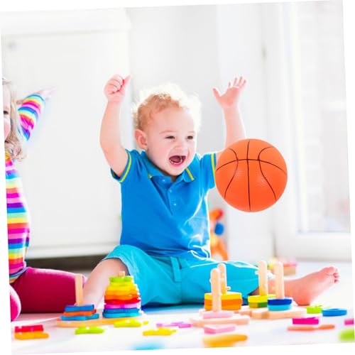 DECHOUS Bouncy Ball PVC Leichte Mini Basketball mit Pumpe für Indoor Outdoor Lustiges Hüpfball Spiel zur Hand fuß koordination Geburtstag DECHOUS Bouncy Ball PVC Leichte Mini Basketball mit Pumpe für Indoor Outdoor Lustiges Hüpfball Spiel zur Hand fuß koordination Geburtstag von DECHOUS