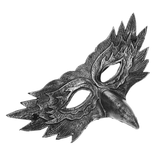 DECHOUS Flügelmaske Maskerade Halbmaske Halloween Pu Maske Halloween Maske Cosplay Maske Maskerade Party Maske Partyzubehör Maske Kostümmaske Für Frauen Zarte Party Maske von DECHOUS