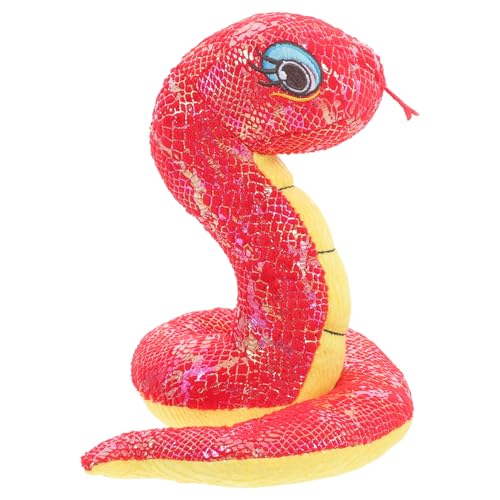 DECHOUS Glitzernde Plüsch Schlange Weiches Kuscheltier mit Pailletten Realistische Stoffschlange als Streichspielzeug und Halloween Deko Sicherer Plüsch für Partyspaß DECHOUS Glitzernde Plüsch Schlange Weiches Kuscheltier mit Pailletten Realistische Stoffschlange als Streichspielzeug und Halloween Deko Sicherer Plüsch für Partyspaß von DECHOUS