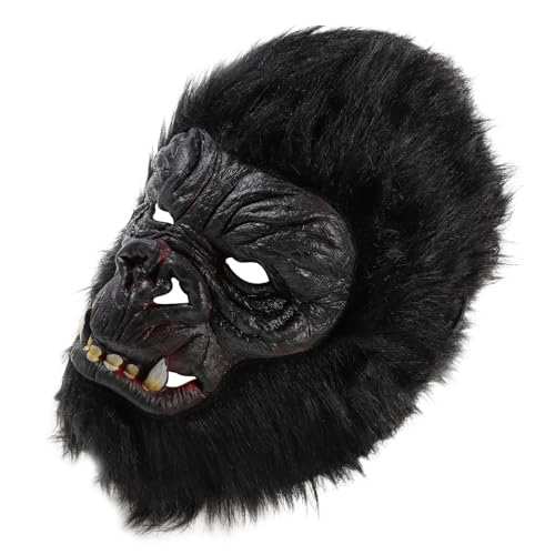 DECHOUS Gorilla Cosplay aus und Plüsch Realistische Tiermaske für Halloween Kostümparty Karneval und Fasching Einzigartige Gruselige Partyverkleidung für Erwachsene DECHOUS Gorilla Cosplay aus und Plüsch Realistische Tiermaske für Halloween Kostümparty Karneval und Fasching Einzigartige Gruselige Partyverkleidung für Erwachsene von DECHOUS
