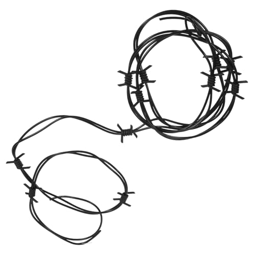 DECHOUS Halloween Deko Stacheldraht Deko Leichtes Party Requisite Realistisches Stacheldraht Ornament Für Gruselige Halloween Party Wanddekoration DECHOUS Halloween Deko Stacheldraht Deko Leichtes Party Requisite Realistisches Stacheldraht Ornament Für Gruselige Halloween Party Wanddekoration von DECHOUS
