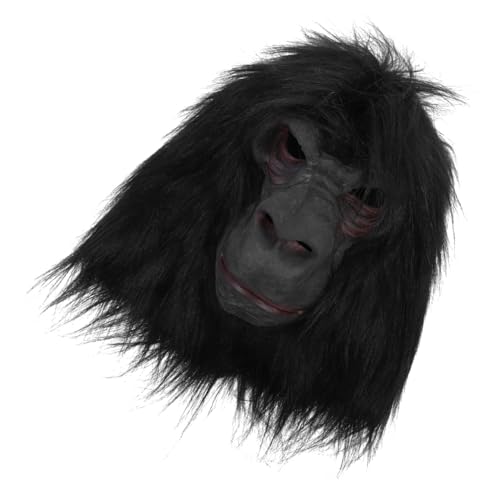 DECHOUS Halloween Gorilla Maske Gruseliges Tierkostüm für Halloween Partys Leichte Komfortable Vollkopfverkleidung Einfach Auszuziehen Robust und Modisch DECHOUS Halloween Gorilla Maske Gruseliges Tierkostüm für Halloween Partys Leichte Komfortable Vollkopfverkleidung Einfach Auszuziehen Robust und Modisch von DECHOUS