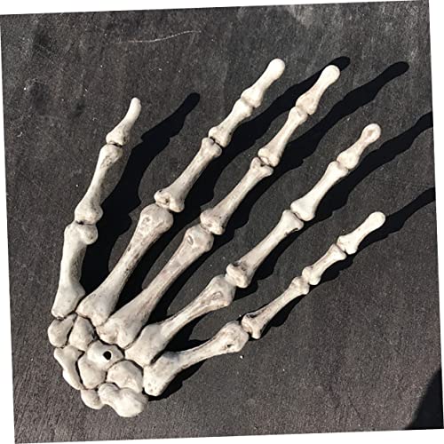 DECHOUS Halloween Skelett Hand Knochen Deko Teilig Kunststoff Gruselige Requisite Für Halloween Party Spukhaus Innenbereich Horrorfans DECHOUS Halloween Skelett Hand Knochen Deko Teilig Kunststoff Gruselige Requisite Für Halloween Party Spukhaus Innenbereich Horrorfans von DECHOUS