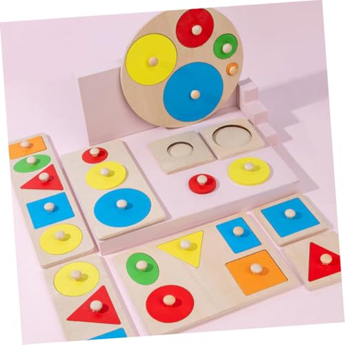 DECHOUS Holzbausteine Geometrisches Steckpuzzle für Pädagogisches Lernspielzeug zur Frühkindlichen Sicher mit Glatten Kanten Geeignet für Jungen und Mädchen Ab Jahren DECHOUS Holzbausteine Geometrisches Steckpuzzle für Pädagogisches Lernspielzeug zur Frühkindlichen Sicher mit Glatten Kanten Geeignet für Jungen und Mädchen Ab Jahren von DECHOUS
