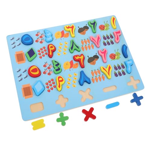 DECHOUS Holzpuzzle Lernspielzeug für Kleinkinder Arabisches Zahlen Puzzle Mittlere in Blau Pädagogisches Montessori Kognition Hand Auge koordination und Zahlenverständnis DECHOUS Holzpuzzle Lernspielzeug für Kleinkinder Arabisches Zahlen Puzzle Mittlere in Blau Pädagogisches Montessori Kognition Hand Auge koordination und Zahlenverständnis von DECHOUS