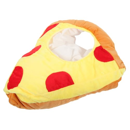 DECHOUS Lustiger Plüsch Pizza Kostüm Hut Karneval Party Dress Up Mütze Bequem Foto Requisit Zubehör DECHOUS Lustiger Plüsch Pizza Kostüm Hut Karneval Party Dress Up Mütze Bequem Foto Requisit Zubehör von DECHOUS