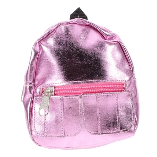 DECHOUS Mini Rucksack Für Puppen Mikrorucksack Puppenaccessoire Rucksack Für Puppenhaus Dekorative Schultasche Für Ornament Für Puppen Und Miniaturwelt von DECHOUS