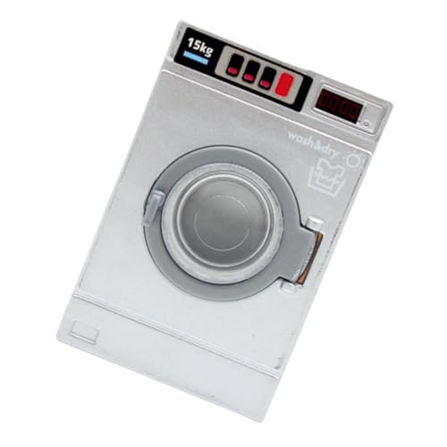 DECHOUS Mini Waschmaschine Modell aus Robustem Kunststoff Realistische Trommel Miniatur Puppenhaus Zubehör für Detailreiche Dekoration von Schlafzimmer und Waschraum DECHOUS Mini Waschmaschine Modell aus Robustem Kunststoff Realistische Trommel Miniatur Puppenhaus Zubehör für Detailreiche Dekoration von Schlafzimmer und Waschraum von DECHOUS