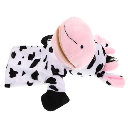 DECHOUS Plüsch-handpuppe Für Junge Mädchen Beweglicher Mund Kuh-Design Geschichtenerzählpuppe Spielzeug Für Rollenspiele Geschenkidee Für Geburtstage Und Feiertage DECHOUS Plüsch-handpuppe Für Junge Mädchen Beweglicher Mund Kuh-Design Geschichtenerzählpuppe Spielzeug Für Rollenspiele Geschenkidee Für Geburtstage Und Feiertage von DECHOUS