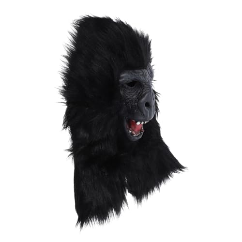 DECHOUS Realistische Gorilla Kopfmaske Halloween Kostüm Party Requisite Leichte Bequeme Tiermaske für Cosplay und Gruselige Verkleidung Dekorative Foto Requisite DECHOUS Realistische Gorilla Kopfmaske Halloween Kostüm Party Requisite Leichte Bequeme Tiermaske für Cosplay und Gruselige Verkleidung Dekorative Foto Requisite von DECHOUS