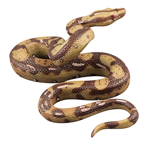 DECHOUS Simulierte Boa Constrictor Gefälschtes Schlangenspielzeug Realistisches Schlangenmodell Realistische Schlangenfigur Halloween - Simulation Schlangenmodell Brown PVC DECHOUS Simulierte Boa Constrictor Gefälschtes Schlangenspielzeug Realistisches Schlangenmodell Realistische Schlangenfigur Halloween - Simulation Schlangenmodell Brown PVC von DECHOUS