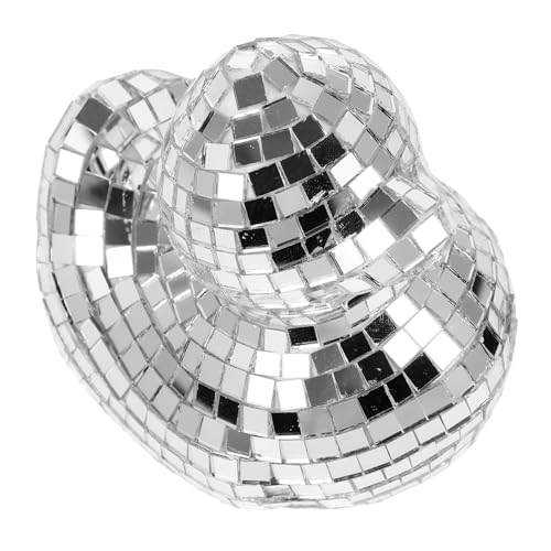 DECHOUS Spiegel Disco Ball Ente Reflektierendes Deko Ornament Für Schreibtisch Und Wohnraum Kreative Glasfigur Im Disco Stil Für Partys Und Festliche Anlässe von DECHOUS