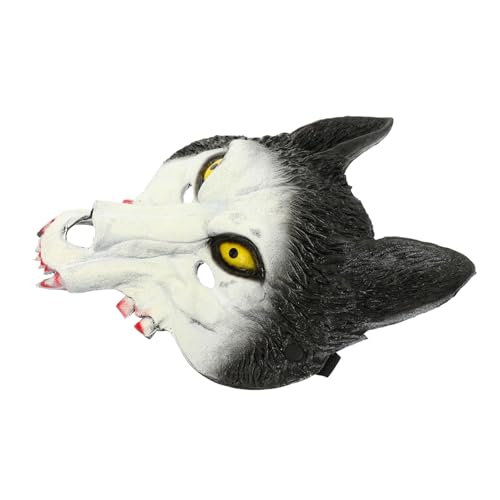 DECHOUS Wolfsmaske Party Cosplay Requisite Maskerade Maske Kostümzubehör Maske Für Outdoor Maskerade Tiermaske Tiermaske Halloween Kostüm Maske Einzigartige Maske Halloween von DECHOUS