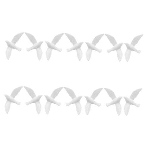 DECOMELODY 14 Stück Teiliges Miniatur Taubenfigurenset aus Langlebigem Resin Detailgetreue Weiße Taubenmodelle für Puppenhausdekoration DIY Basteln Mooslandschaft und Bauernhaus Accessoires DECOMELODY 14 Stück Teiliges Miniatur Taubenfigurenset aus Langlebigem Resin Detailgetreue Weiße Taubenmodelle für Puppenhausdekoration DIY Basteln Mooslandschaft und Bauernhaus Accessoires von DECOMELODY