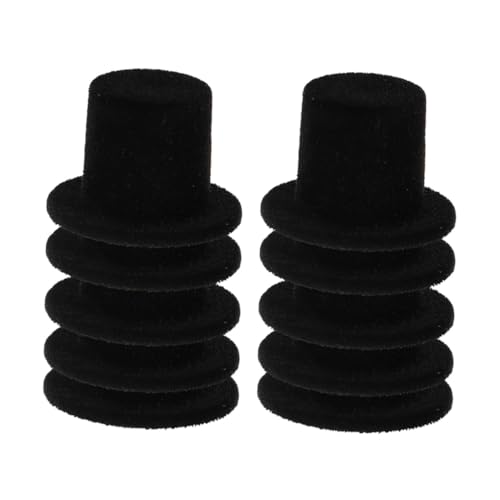 DECOMELODY 15 Stück Teiliges Miniatur Puppenhüte Schwarz Handgefertigte Kleine Zylinderhüte für DIY Bastelarbeiten Mini Clown und Schneemann Hüte zur Weihnachtsdekoration und Puppenzubehör DECOMELODY 15 Stück Teiliges Miniatur Puppenhüte Schwarz Handgefertigte Kleine Zylinderhüte für DIY Bastelarbeiten Mini Clown und Schneemann Hüte zur Weihnachtsdekoration und Puppenzubehör von DECOMELODY