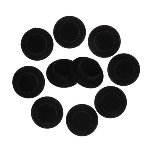 DECOMELODY 15 Stück Teiliges Miniatur Puppenhüte aus Filz Kleine Dekorative Hüte für DIY Bastelprojekte Puppen und Schneemann Accessoires Schwarze Mini Hüte für Weihnachts und Halloween DECOMELODY 15 Stück Teiliges Miniatur Puppenhüte aus Filz Kleine Dekorative Hüte für DIY Bastelprojekte Puppen und Schneemann Accessoires Schwarze Mini Hüte für Weihnachts und Halloween von DECOMELODY