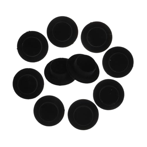 DECOMELODY 15 Stück Teiliges Miniatur Puppenhüte aus Flockigem Resin Mittlere Schwarze Clownshüte für DIY Bastelprojekte Puppenkleidung Schneemann und Weihnachtsdekoration Langlebige Mini DECOMELODY 15 Stück Teiliges Miniatur Puppenhüte aus Flockigem Resin Mittlere Schwarze Clownshüte für DIY Bastelprojekte Puppenkleidung Schneemann und Weihnachtsdekoration Langlebige Mini von DECOMELODY