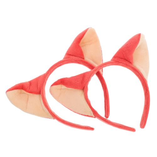 DECOMELODY 2 Stück Teiliges Fuchsohren Stirnband Tierkostüm Haarreif für Mädchen Cosplay Party Faschingskostüm Zubehör DECOMELODY 2 Stück Teiliges Fuchsohren Stirnband Tierkostüm Haarreif für Mädchen Cosplay Party Faschingskostüm Zubehör von DECOMELODY