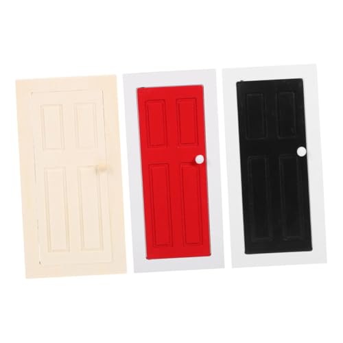 DECOMELODY 3 Stück Maßstab Rechteckige Holztüren Langlebig Poliert DIY Puppenhaus Möbel Modell für Sammler und Bildungsprojekte DECOMELODY 3 Stück Maßstab Rechteckige Holztüren Langlebig Poliert DIY Puppenhaus Möbel Modell für Sammler und Bildungsprojekte von DECOMELODY