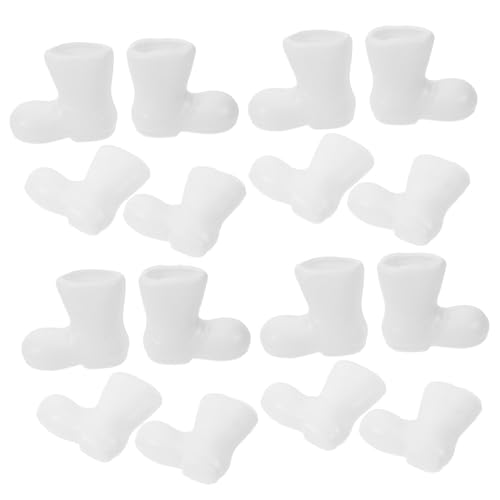 DECOMELODY 50 Stück Teiliges Miniatur Santa Claus Stiefel Bunte Kunststoff Puppenschuhe Dekorative Mini Schuhe für Puppenhaus Weihnachtsmann Stiefel Bastelzubehör Weiße Farbe für Mini DECOMELODY 50 Stück Teiliges Miniatur Santa Claus Stiefel Bunte Kunststoff Puppenschuhe Dekorative Mini Schuhe für Puppenhaus Weihnachtsmann Stiefel Bastelzubehör Weiße Farbe für Mini von DECOMELODY