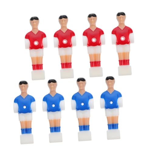 DECOMELODY 8 Stück Teiliges Tischfußball Ersatzspieler aus Robustem Kunststoff Farblich Sortiert Rot Blau Ergonomisch Geformte Fußball Figuren für Präzises Spielgefühl Langlebiges DECOMELODY 8 Stück Teiliges Tischfußball Ersatzspieler aus Robustem Kunststoff Farblich Sortiert Rot Blau Ergonomisch Geformte Fußball Figuren für Präzises Spielgefühl Langlebiges von DECOMELODY