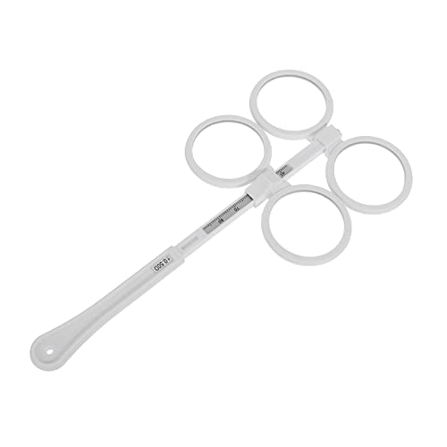 DECOMELODY Brillenzubehör Instrumentenklapp Für Objektiv Optische Flip-linse Optometrie Flipper Optometrie-instrument Mit Einstellbarer Pd- Sehtestlinse Flips-objektiv Weiß Glas von DECOMELODY