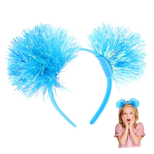 DECOMELODY Haarreif mit Blauen Glitzer Pompons Leichtes Stirnband für Jungen und Mädchen Modisches Cosplay Haarband Einfach zu Tragen Langlebiges Party Kopfschmuck Accessoire DECOMELODY Haarreif mit Blauen Glitzer Pompons Leichtes Stirnband für Jungen und Mädchen Modisches Cosplay Haarband Einfach zu Tragen Langlebiges Party Kopfschmuck Accessoire von DECOMELODY