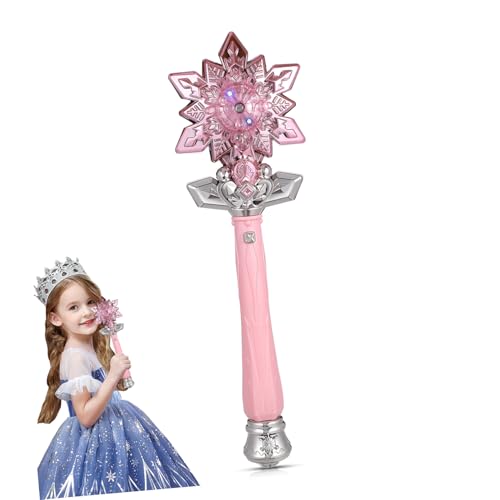 DECOMELODY Zauberstab sprühen Form Schneeflocken Kleinkind Zauberstab Musik Glühend Schneeflocken Gastgeschenke leuchten Plastik Rosa DECOMELODY Zauberstab sprühen Form Schneeflocken Kleinkind Zauberstab Musik Glühend Schneeflocken Gastgeschenke leuchten Plastik Rosa von DECOMELODY