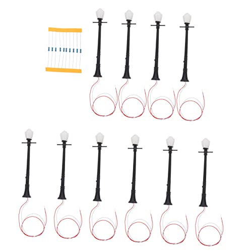 DECORNIJIA 10 Stück Maßstab Weiße LED Beleuchtung Langlebige Garten Sandtisch Deko für Puppenhaus DIY Stilvolle Miniatur Außenbeleuchtung DECORNIJIA 10 Stück Maßstab Weiße LED Beleuchtung Langlebige Garten Sandtisch Deko für Puppenhaus DIY Stilvolle Miniatur Außenbeleuchtung von DECORNIJIA