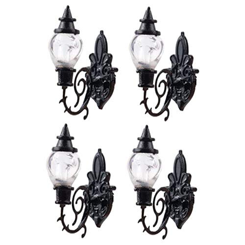 DECORNIJIA 4 Stück Mini Landschafts Wandleuchten Warmgelbe Micro lichtdekoration für Modellbau Sandtisch Diorama Miniatur wandlampen Dekorative Beleuchtung für Puppenhäuser DECORNIJIA 4 Stück Mini Landschafts Wandleuchten Warmgelbe Micro lichtdekoration für Modellbau Sandtisch Diorama Miniatur wandlampen Dekorative Beleuchtung für Puppenhäuser von DECORNIJIA