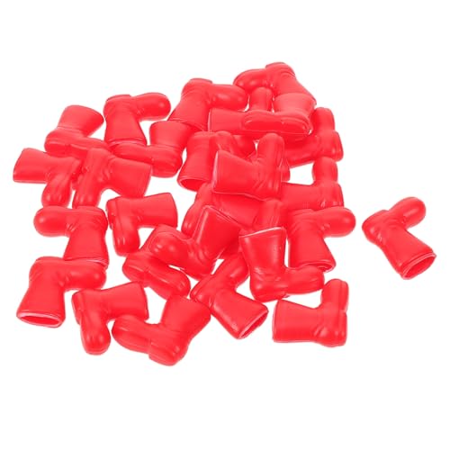 DECORNIJIA 50 Stück Mini -Schuhe winzig Weihnachten Puppe dekorative Schuhe Szene Mikro Mini-Boot-Dekoration Minischuhe Plastik rot DECORNIJIA 50 Stück Mini -Schuhe winzig Weihnachten Puppe dekorative Schuhe Szene Mikro Mini-Boot-Dekoration Minischuhe Plastik rot von DECORNIJIA