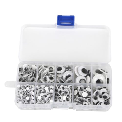 DECORNIJIA 600 Stück Teiliges Selbstklebende Wackelaugen aus Kunststoff in Verschiedenen für Puppen Plüschtiere und DIY Bastelprojekte Praktische Leicht Abziehbare Aufkleber für Kreative DECORNIJIA 600 Stück Teiliges Selbstklebende Wackelaugen aus Kunststoff in Verschiedenen für Puppen Plüschtiere und DIY Bastelprojekte Praktische Leicht Abziehbare Aufkleber für Kreative von DECORNIJIA