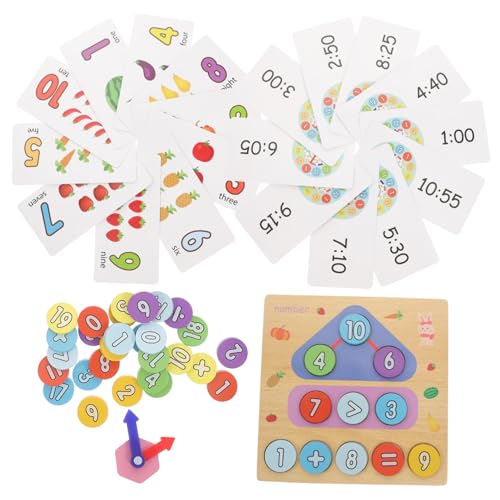 DECORNIJIA Holzspielzeug Lernuhr Uhrzeit Lernspiel Farbenfrohes Montessori Zahlenpuzzle Fördert Kognitive Entwicklung und Logisches Denken für Kleinkinder und Vorschulkinder DECORNIJIA Holzspielzeug Lernuhr Uhrzeit Lernspiel Farbenfrohes Montessori Zahlenpuzzle Fördert Kognitive Entwicklung und Logisches Denken für Kleinkinder und Vorschulkinder von DECORNIJIA