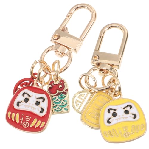 DECORNIJIA Japanischer Schlüsselanhänger Mit Daruma-puppe Süßes Maskottchen Für Handtaschen Anhänger Zum Aufhängen Glücksbringer Für Rucksäcke Und Geldbörsen Cartoon-kawaii-figur DECORNIJIA Japanischer Schlüsselanhänger Mit Daruma-puppe Süßes Maskottchen Für Handtaschen Anhänger Zum Aufhängen Glücksbringer Für Rucksäcke Und Geldbörsen Cartoon-kawaii-figur von DECORNIJIA
