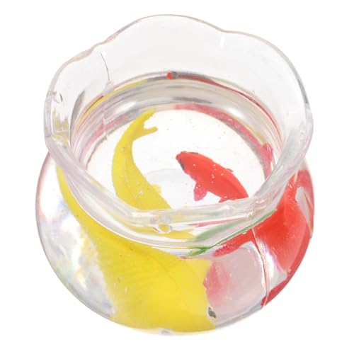 DECORNIJIA Miniatur Koi Fischglas Aquarium Deko Realistisch Kleines Fischbecken für Puppenhaus Mikro Umgebung Vielseitig Einsetzbar Wohnraumdekoration Einfach zu Pflegen DECORNIJIA Miniatur Koi Fischglas Aquarium Deko Realistisch Kleines Fischbecken für Puppenhaus Mikro Umgebung Vielseitig Einsetzbar Wohnraumdekoration Einfach zu Pflegen von DECORNIJIA