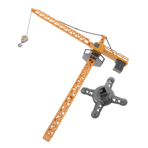 DECORNIJIA Miniatur Kran aus Realistische Baustellen Modelle Manuell Bedienbar Fördert Frühe Entwicklung Motorischer Fähigkeiten für BAU und Lernspiele DECORNIJIA Miniatur Kran aus Realistische Baustellen Modelle Manuell Bedienbar Fördert Frühe Entwicklung Motorischer Fähigkeiten für BAU und Lernspiele von DECORNIJIA