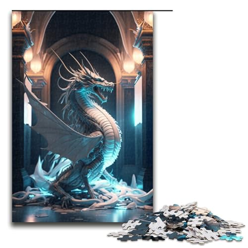 Puzzle für Erwachsene 1000 Teile Brave Dragon Holzpuzzle Denkspiel für Teenager 75 x 50 cm Puzzle für Erwachsene 1000 Teile Brave Dragon Holzpuzzle Denkspiel für Teenager 75 x 50 cm von DEEPPAPEU